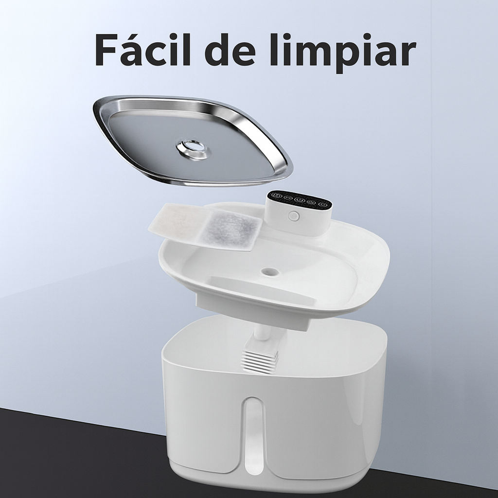 Fuente con Bateria inalambrica para Gatos 3.2 Litros + Pack de filtros
